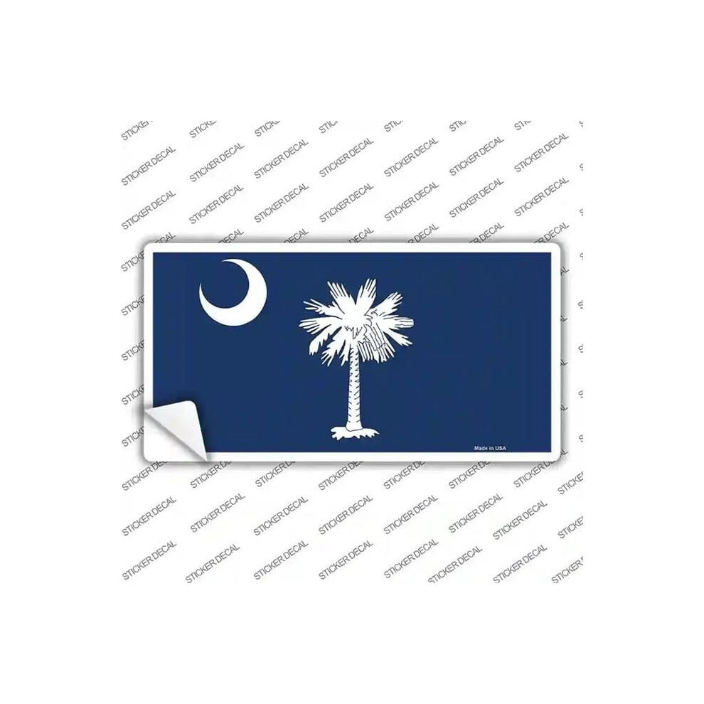 Smart Blonde Lp-469S-L South Carolina Flag Novelty Sticker Decal - Large Blue 792636501418
