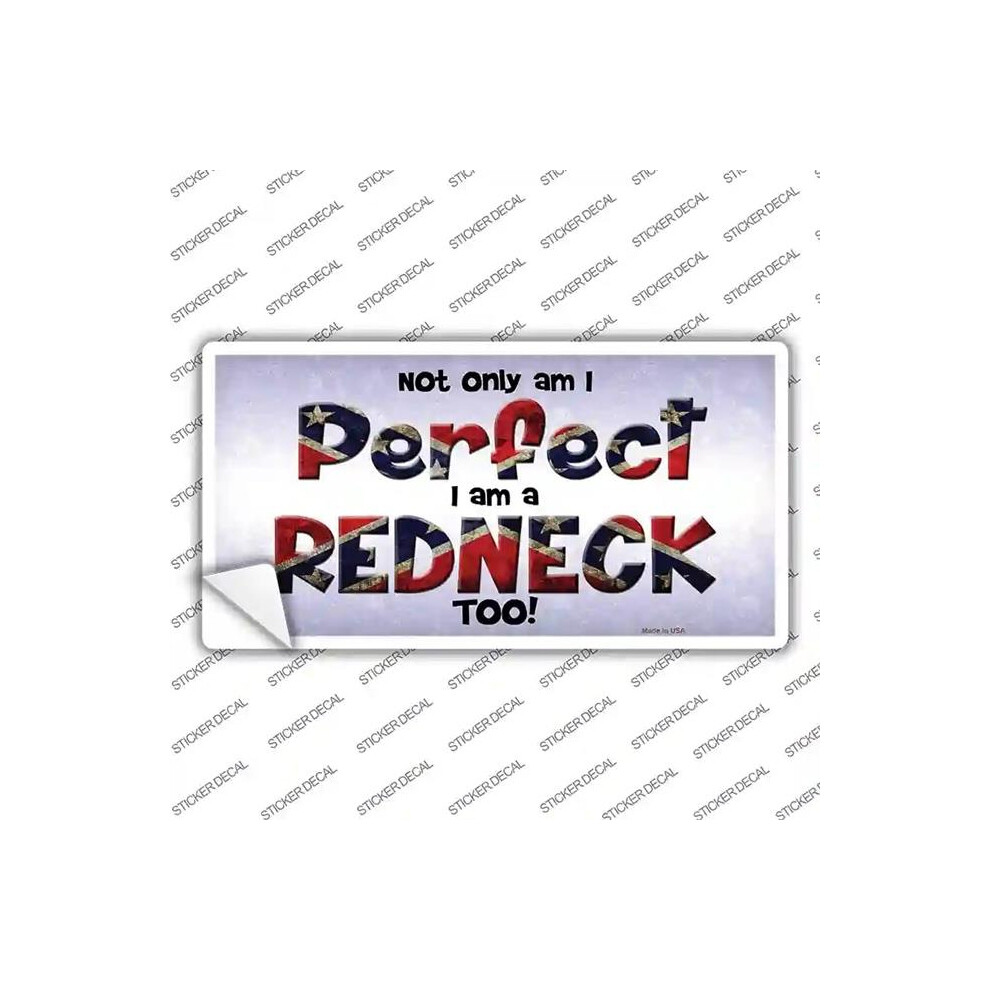Smart Blonde Lp-7971S-L Perfect Redneck Novelty Sticker Decal - Large 792636502941