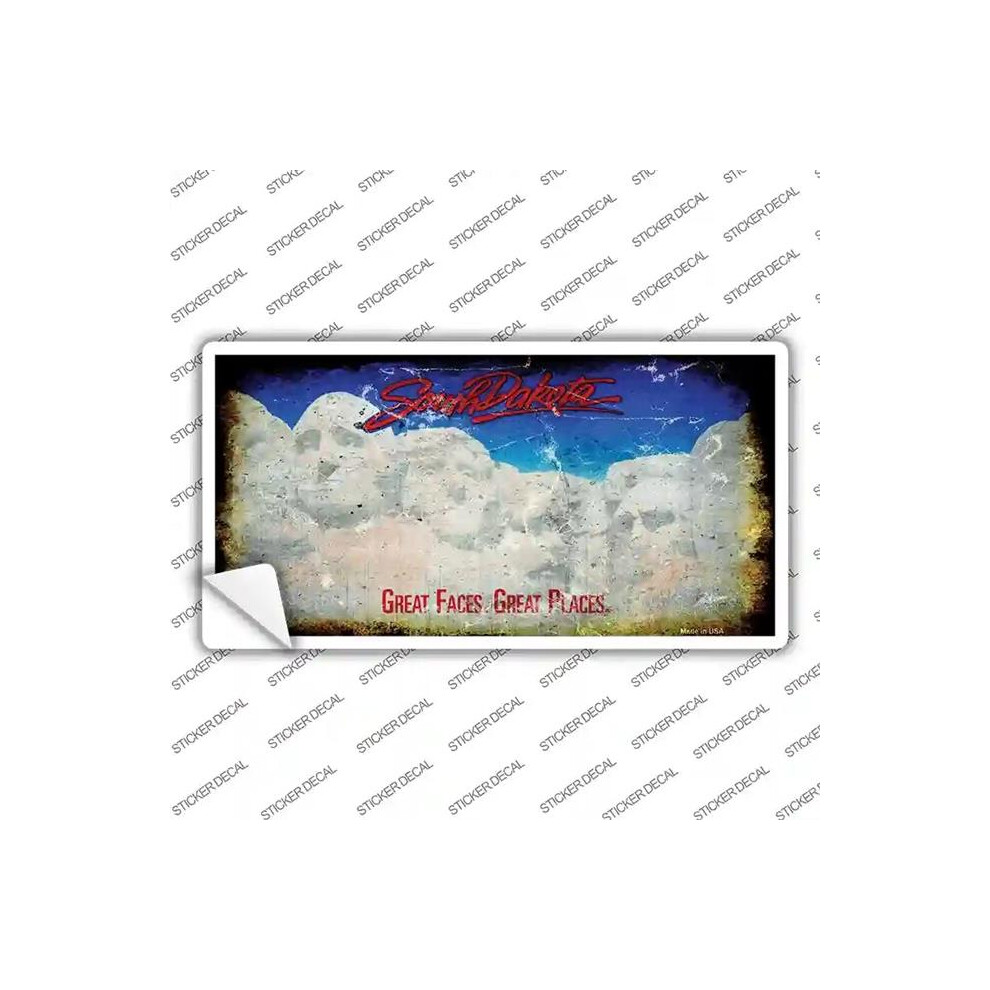 Smart Blonde Lp-8158S-L South Dakota State Rusty Novelty Sticker Decal - Large 792636503870