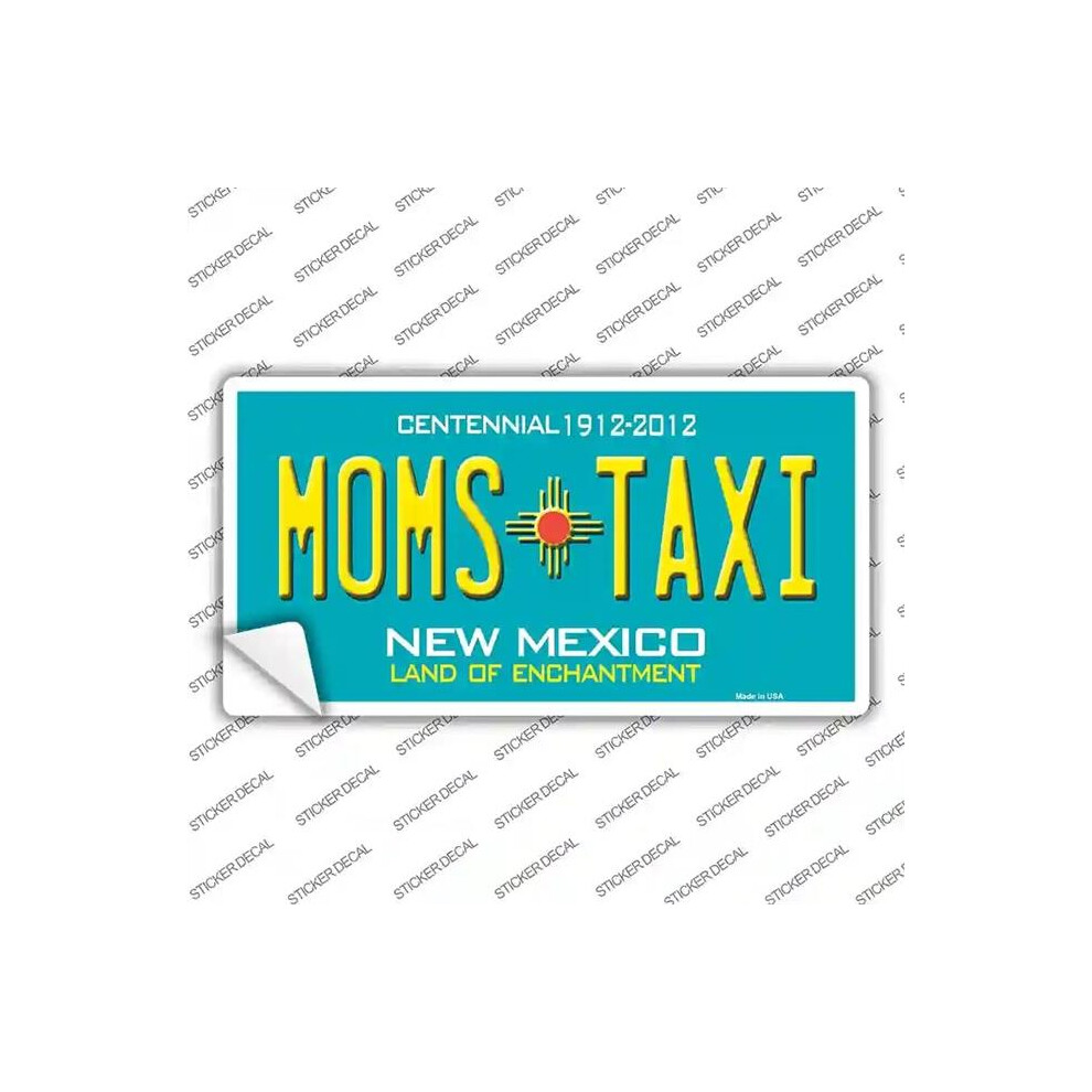 Smart Blonde Lp-6687S-S Moms Taxi Mexico Novelty Sticker Decal - Small 792636502255