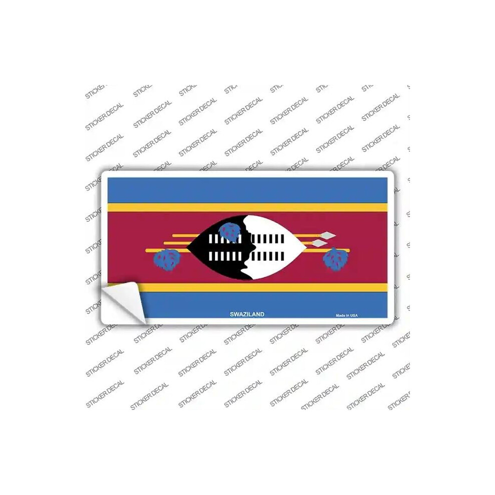 Smart Blonde Lp-4155S-L Swaziland Flag Novelty Sticker Decal - Large 792636504259