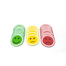 Smiley Magnetic Pack 25 (10 Green 10 Red 5 Yellow) (1"")