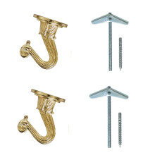 Rocky Mountain Goods Plafond Swag Hook 2 Pack avec materiel de montage - 1 1/2 crochets de butin lourd pour le plafond de jardiniere suspendu ou