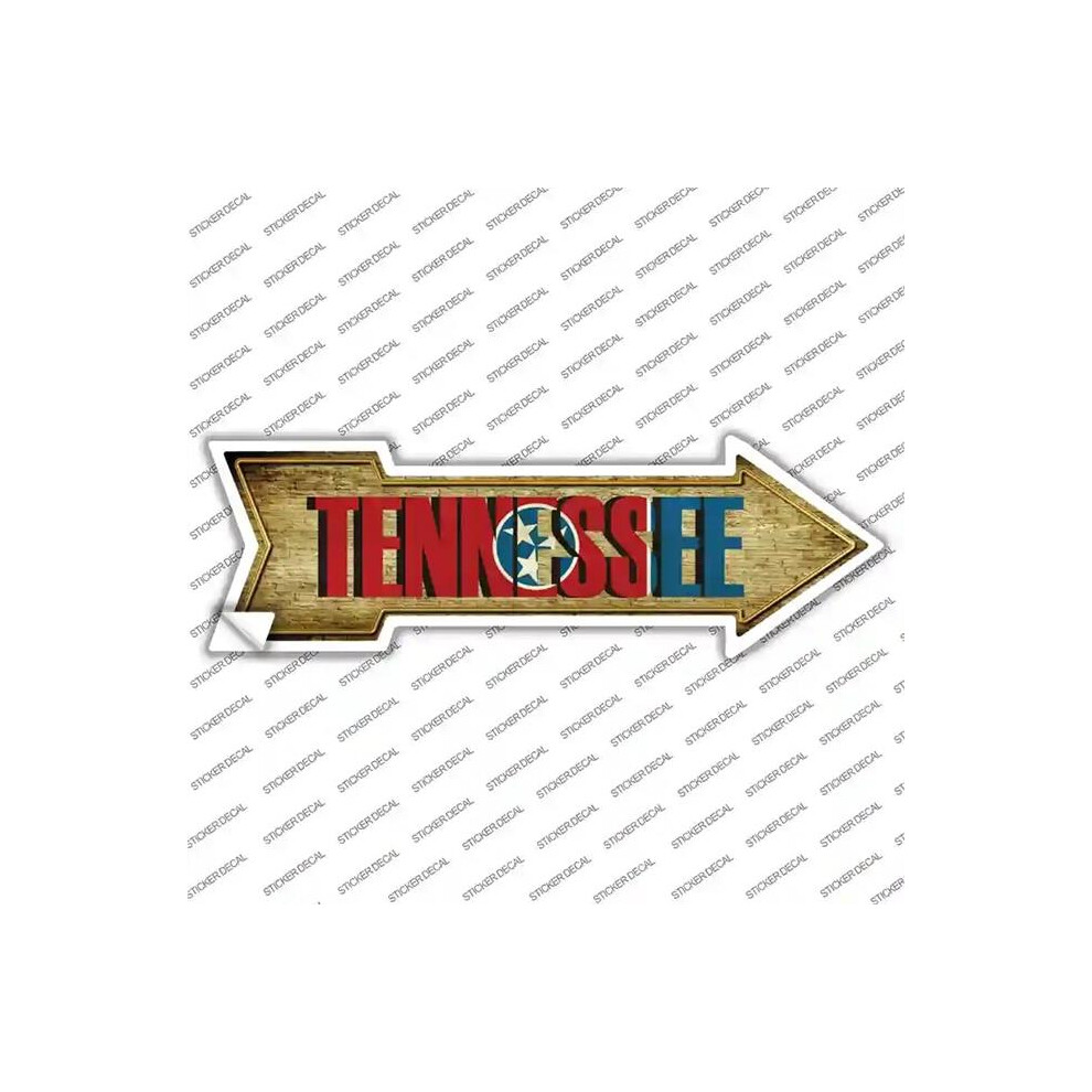 Smart Blonde A-235S-S Tennessee Novelty Arrow Sticker Decal - Small 792636513466