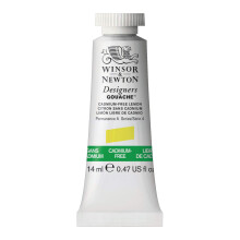 Winsor & Newton Gouache Designer, tubetto da 14 ml (0,47 oz), Giallo Cadmio Senza Cadmio