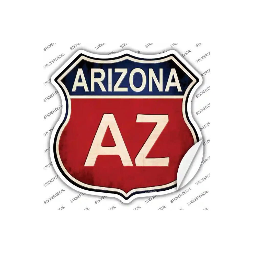 Smart Blonde Hs-498S-L Arizona Novelty Highway Shield Sticker Decal - Large 792636517952