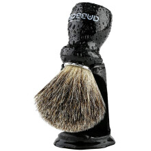 Badger Barberb?rste Holder S?t Tr?skaft Barberb?rste Contracted Design Resin Barberstativ 2 stk Traditionelt barbers?t til m?nd af Anbbas