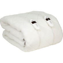 Russell Hobbs RHBDB8004 Fitted Sherpa Fleece Electric Blanket For Double Bed