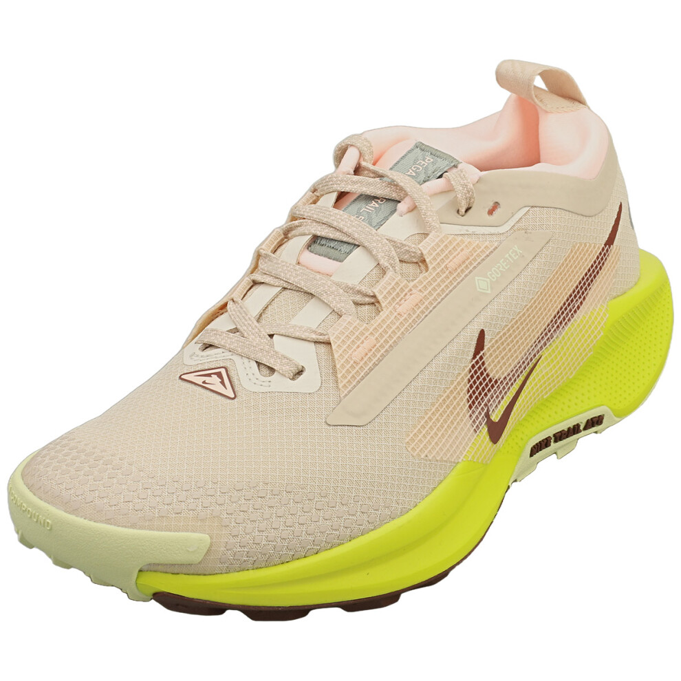 Nike Pegasus Trail 5 Gore-tex Womens Fashion Trainers in Sand Drift - 8 UK