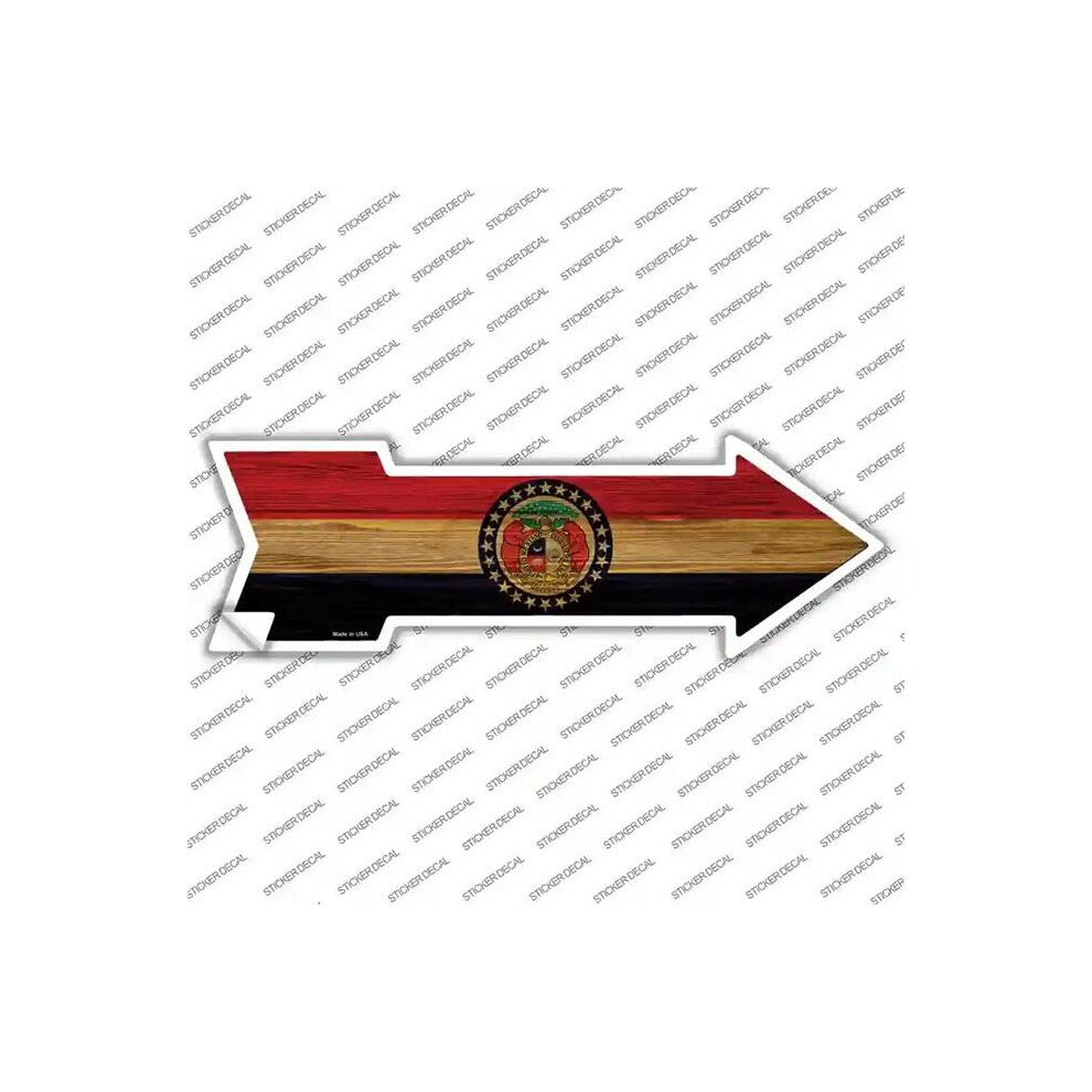 Smart Blonde A-546S-Xl Missouri State Flag Novelty Arrow Sticker Decal - Extra Large 792636542374