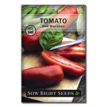 Zaai de juiste zaden - San Marzano tomatenzaden om te planten - Non-GMO erfgoedpakket met instructies voor het aanleggen van een moestuin - Italiaanse