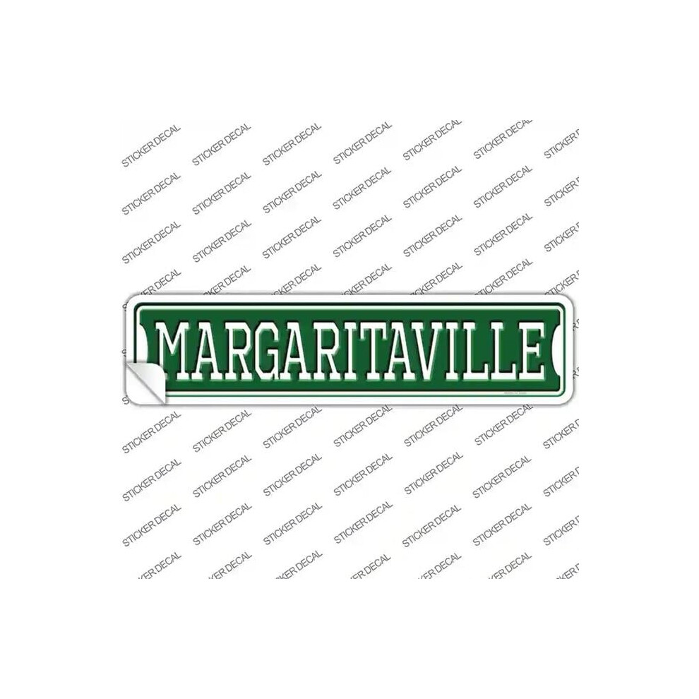 Smart Blonde K-1399S-L Margaritaville Novelty Narrow Sticker Decal - Large 792636543173