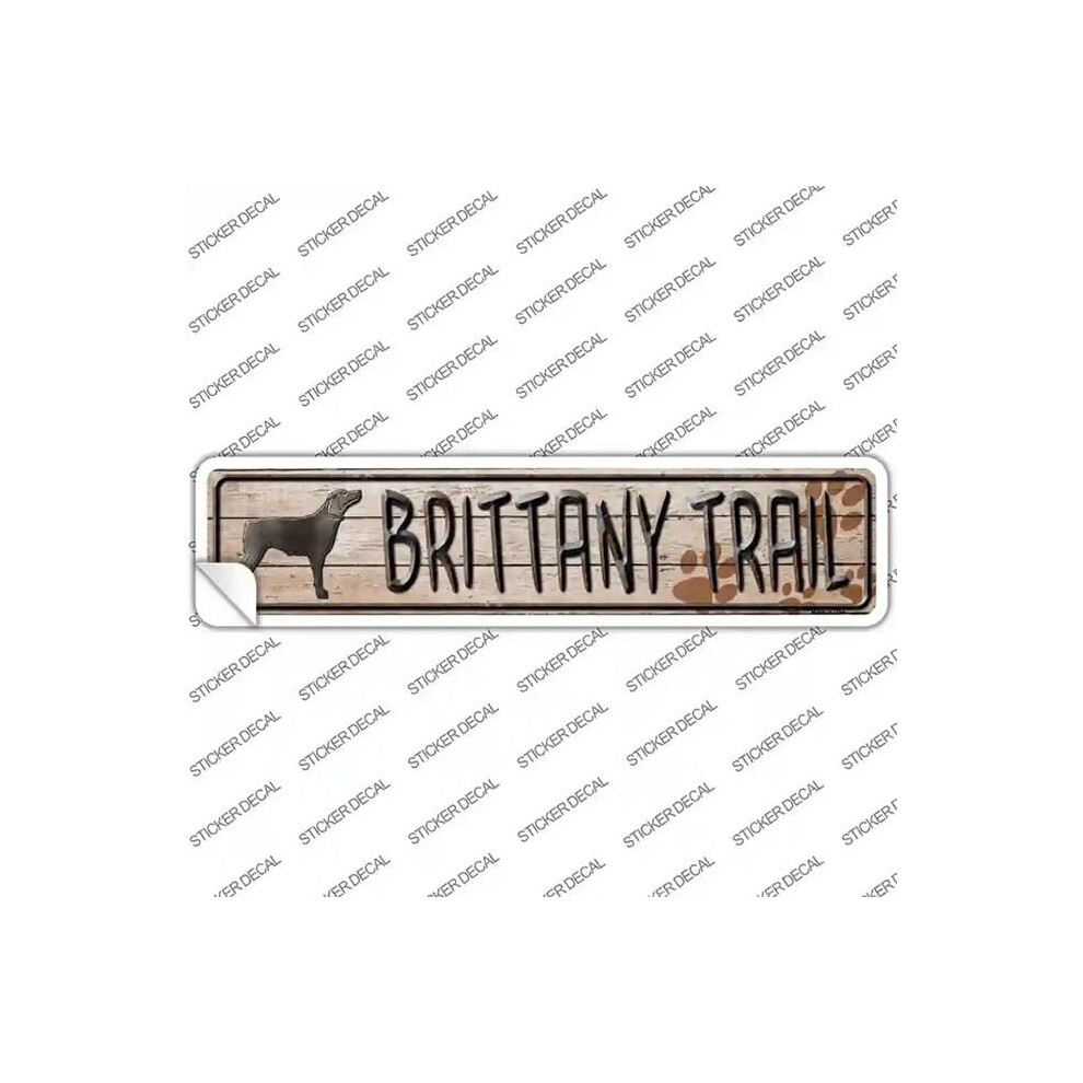 Smart Blonde K-455S-S Brittany Trail Novelty Narrow Sticker Decal - Small 792636544170