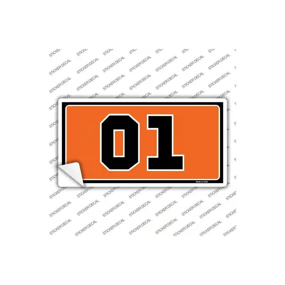 Smart Blonde Lp-1925S-S Dukes Of Hazard 01 Novelty Sticker Decal - Small 792636546747