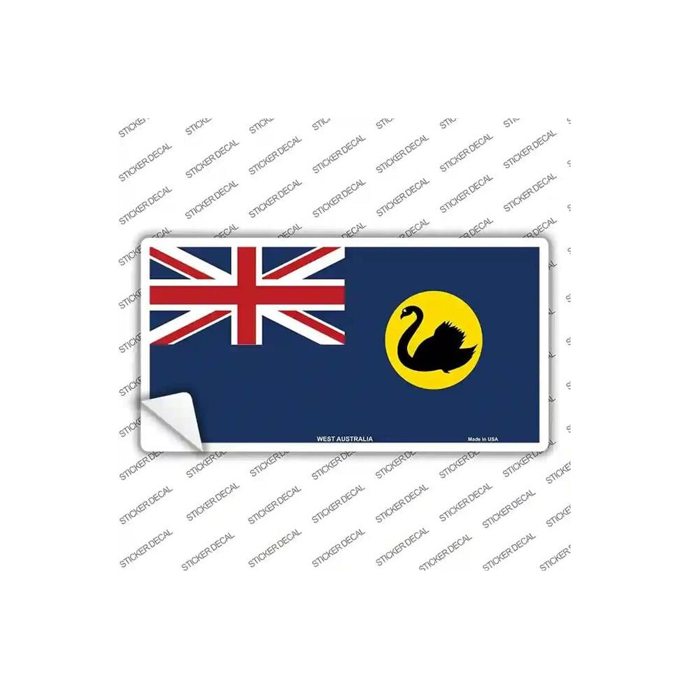 Smart Blonde Lp-1914S-S West Australia Flag Novelty Sticker Decal - Small 792636546068