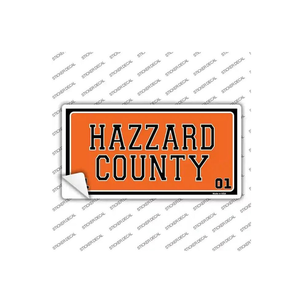 Smart Blonde Lp-1926S-Xl Hazard County Novelty Sticker Decal - Extra Large 792636546129