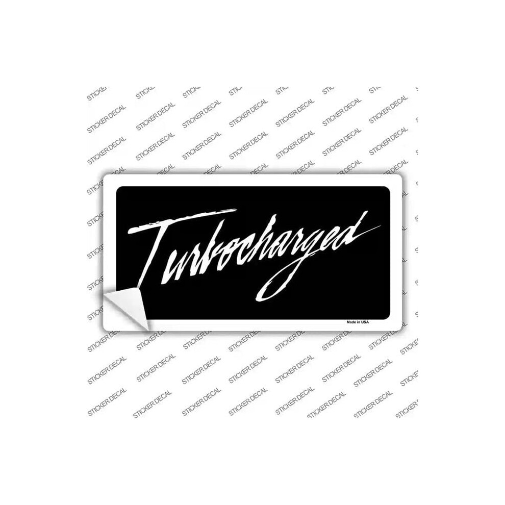 Smart Blonde Lp-1892S-L Turbocharged Novelty Sticker Decal - Large 792636546617