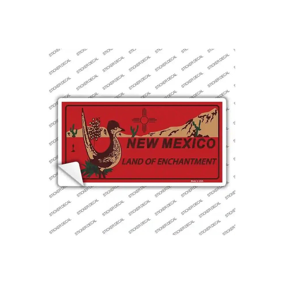 Smart Blonde Lp-2478S-Xl Roadrunner Mexico Novelty Sticker Decal - Extra Large Red 792636547188