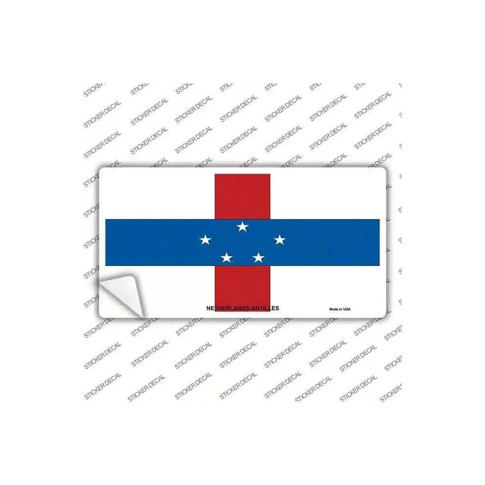 Smart Blonde Lp-4109S-Xl Netherlands Antilles Flag Novelty Sticker Decal - Extra Large 792636548000