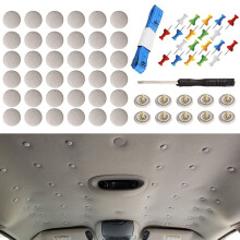 RICWINA 60 stuks Automotive Car Roof Headliner Reparatie Knop, Universeel Auto Dak Snap Rivets