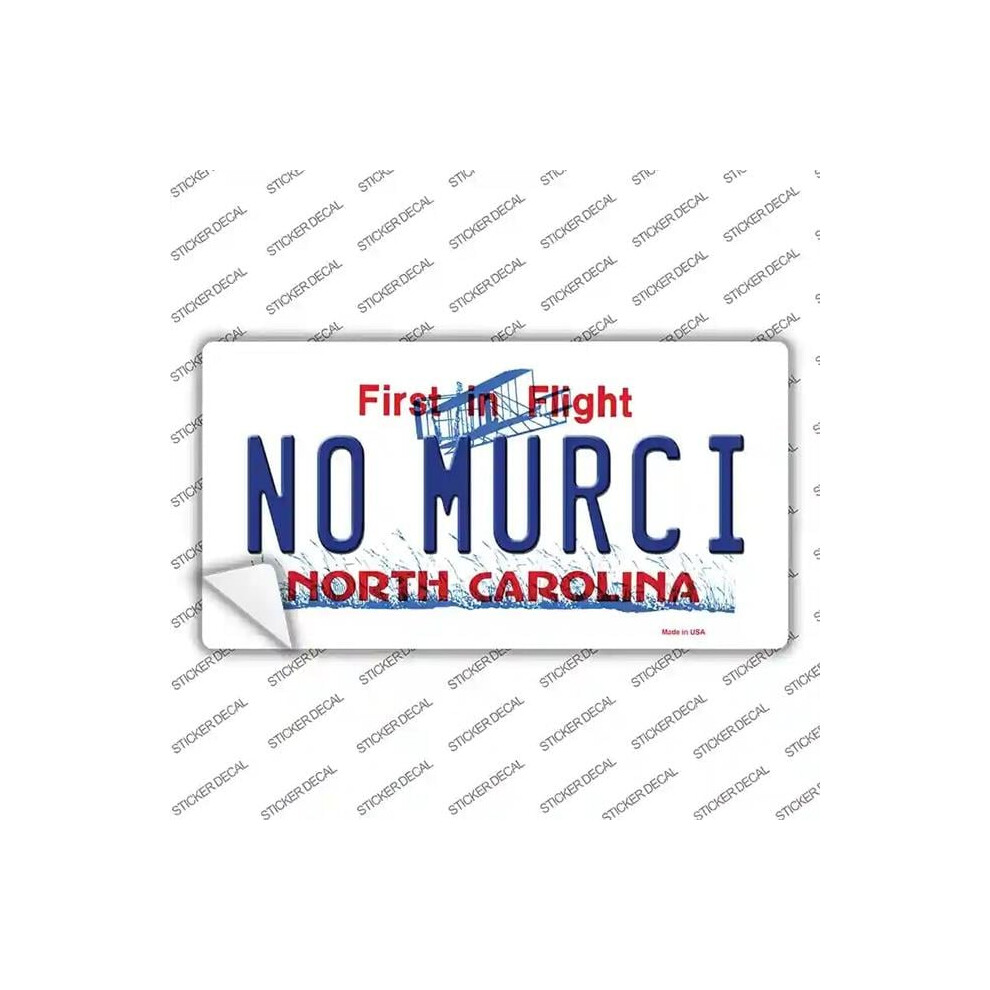 Smart Blonde Lp-6502S-L No Murci North Carolina Novelty Sticker Decal - Large 792636554162