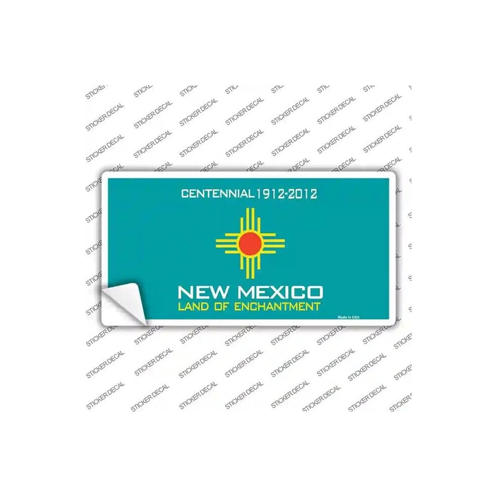 Smart Blonde Lp-4214S-S Mexico Background Novelty Sticker Decal - Small 792636555435