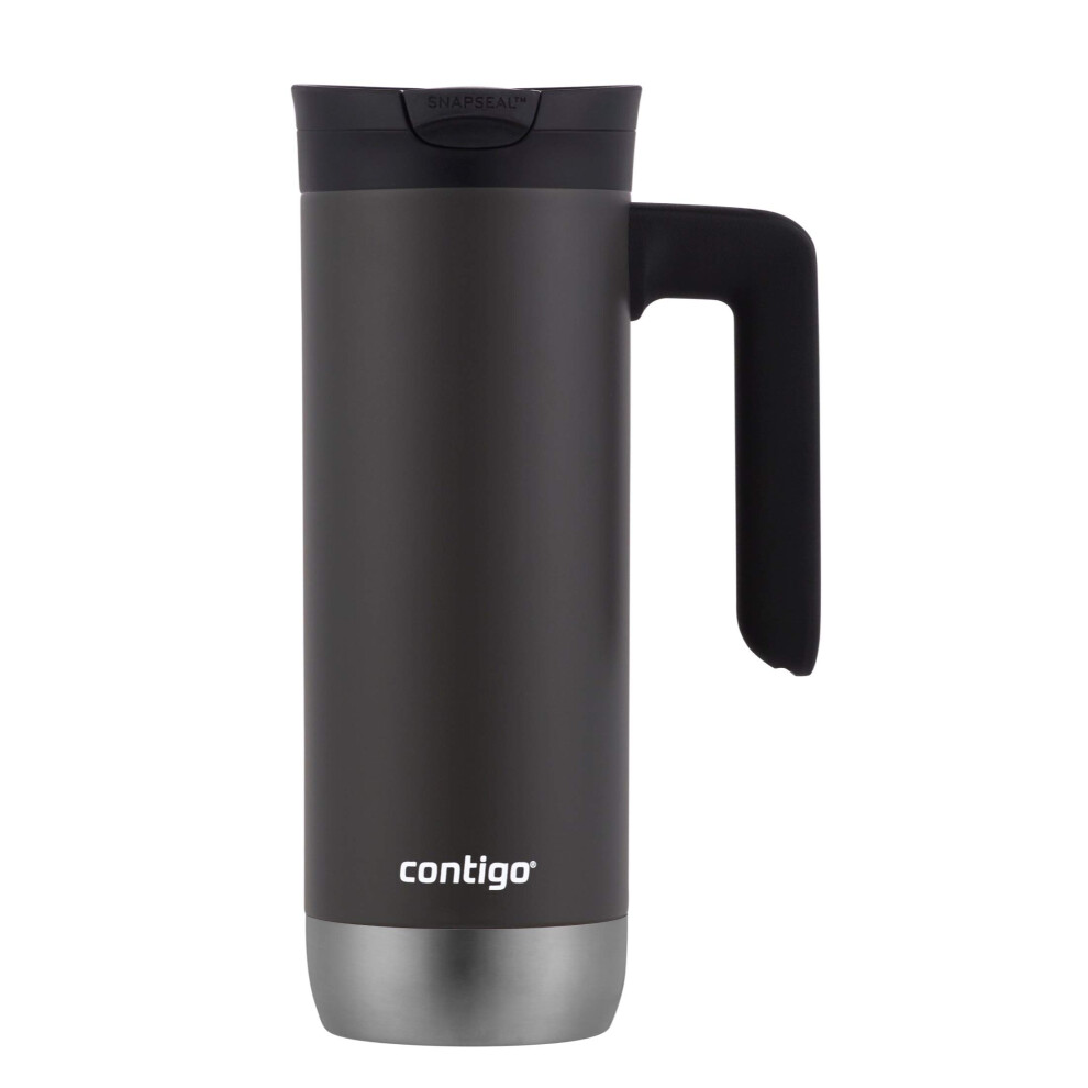 Tasse De Voyage En Acier Inoxydable Contigo Superior 20 Avec Poign E Et Couvercle Snapseal 20 Oz-image