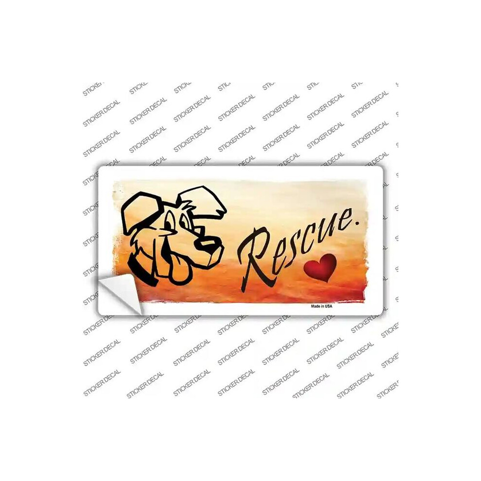Smart Blonde Lp-8356S-Xl Rescue Dog Novelty Sticker Decal - Extra Large 792636556500