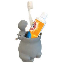 Porte-brosse a dents pour enfants Organisateur de brosse a dents - support de brosse a dents d'animaux en silicone - support de brosse a dents et