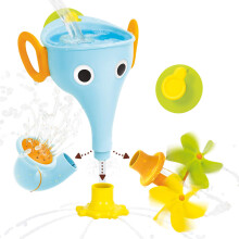 Yookidoo FunEleFun Fill N Sprinkle Bath Toy. (Blue)