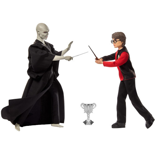 Mattel Mattel Harry Potter Σετ Δώρου 2-Pack: Κούκλες 12 ιντσών Βόλντεμορτ & 10,5 ιντσών Χάρι 1