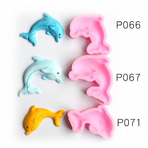 Ensemble de 3 moules fondants en silicone Dollicone 2