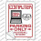 Smart Blonde P-802s-S Computer Geek Only Novelty Rectangle Sticker Decal - Small 1