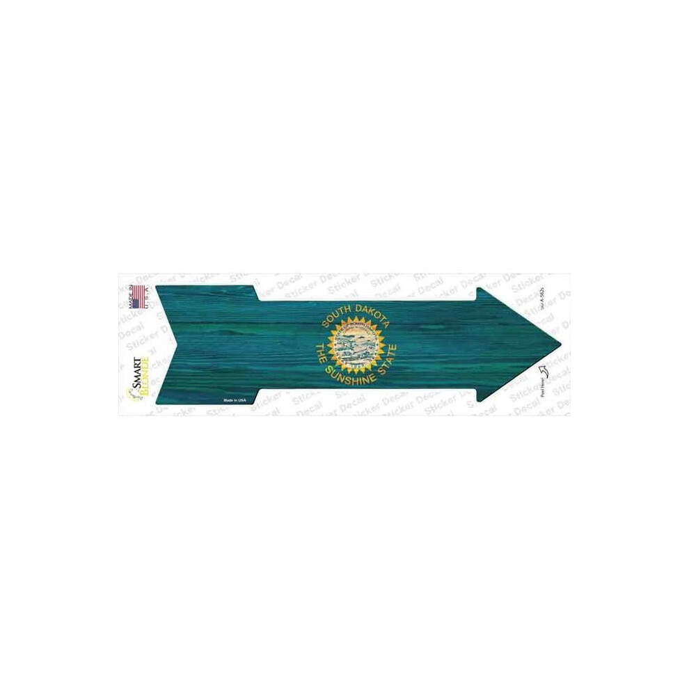 Smart Blonde A-562S-M South Dakota State Flag Novelty Arrow Sticker Decal - Medium 792636565489