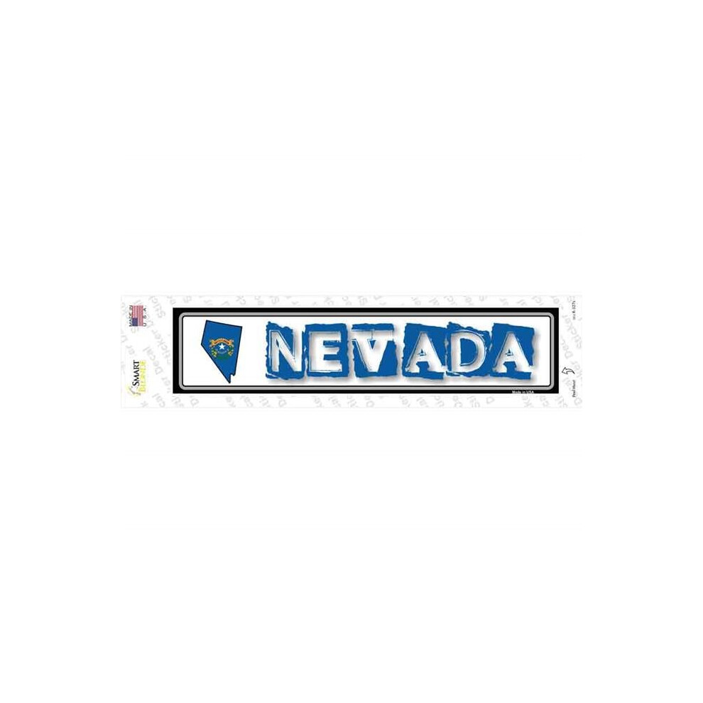 Smart Blonde K-327S-M Nevada Outline Novelty Narrow Sticker Decal - Medium 792636567889