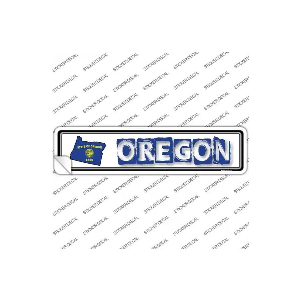 Smart Blonde K-336S-Xl Oregon Outline Novelty Narrow Sticker Decal - Extra Large 792636567902