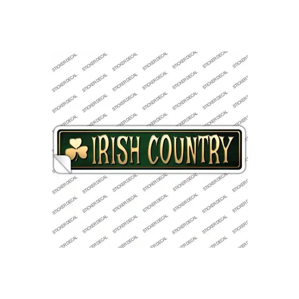 Smart Blonde K-425S-S Irish Country Novelty Narrow Sticker Decal - Small 792636568206