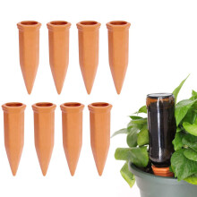 vensovo 8pcs Espetos de Terracota - Dispositivos de Rega Automática para Garrafas de Vinho