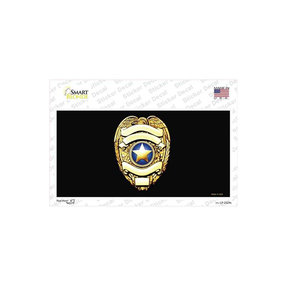 Smart Blonde Lp-2324S-M Police Decal Novelty Sticker Decal - Medium 792636569708