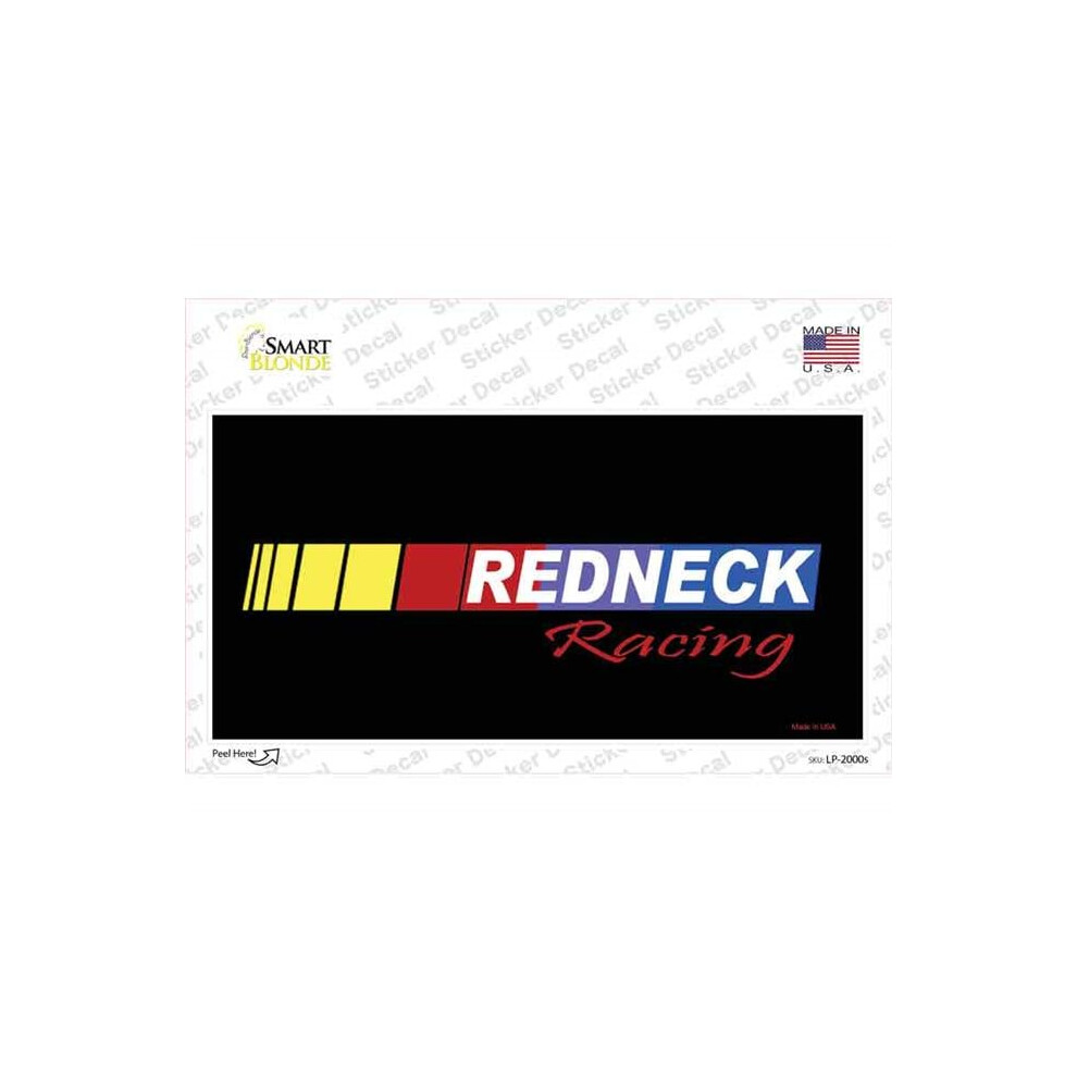 Smart Blonde Lp-2000S-M Redneck Racing Novelty Sticker Decal - Medium 792636569081