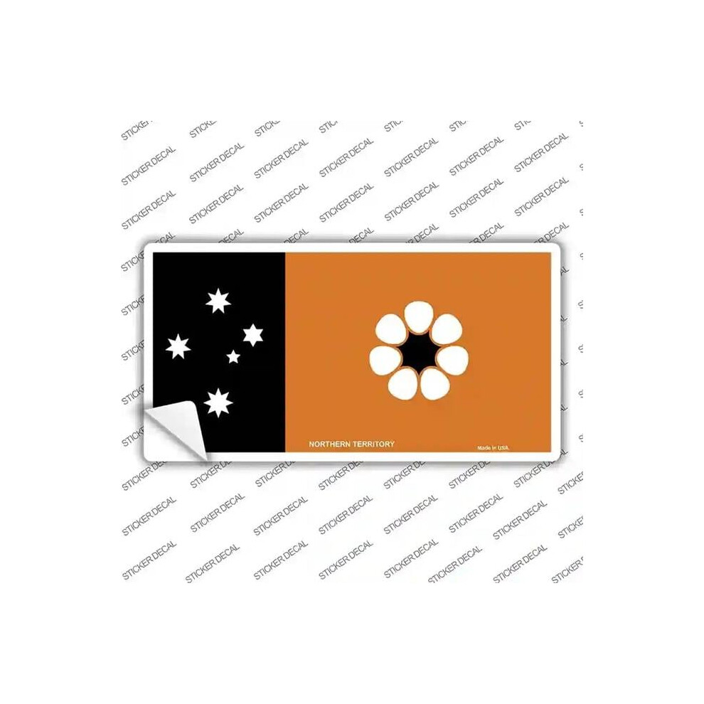 Smart Blonde Lp-1917S-L Northern Territory Flag Novelty Sticker Decal - Large 792636568985