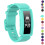 Watbro Συμβατό με Fitbit Ace 2 για Παιδιά 6+, Μαλακή Σιλικόνη Βραχιόλι Αντικατάστασης 4