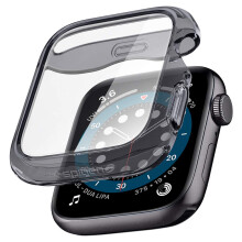 Spigen Ultra Hybrid entworfen fr Apple Watch-Gehuse mit Displayschutzfolie fr Serie SE3/SE2/6/SE/5/4 (44 mm)  Space Crystal