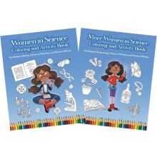 Science Naturally / Platypus Media 978-1-958629-01-7 Women in Science Coloring & Activity Book (Set of Two)