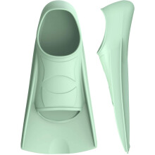 Gintenco Schwimmflossen, Schwimmtrainingsflossen für Kinder, für Bahnenschwimmen, Reisegröße, Schwimmflossen mit Netztasche, Silikon-Schwimmfloss