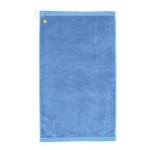 Towelsoft Golf-GV1201CL-skyblu Premium 100 Percent Cotton Terry Velour Golf Towel with Corner Hook & Grommet Placement - 16 x 26 in. - Sky Blue