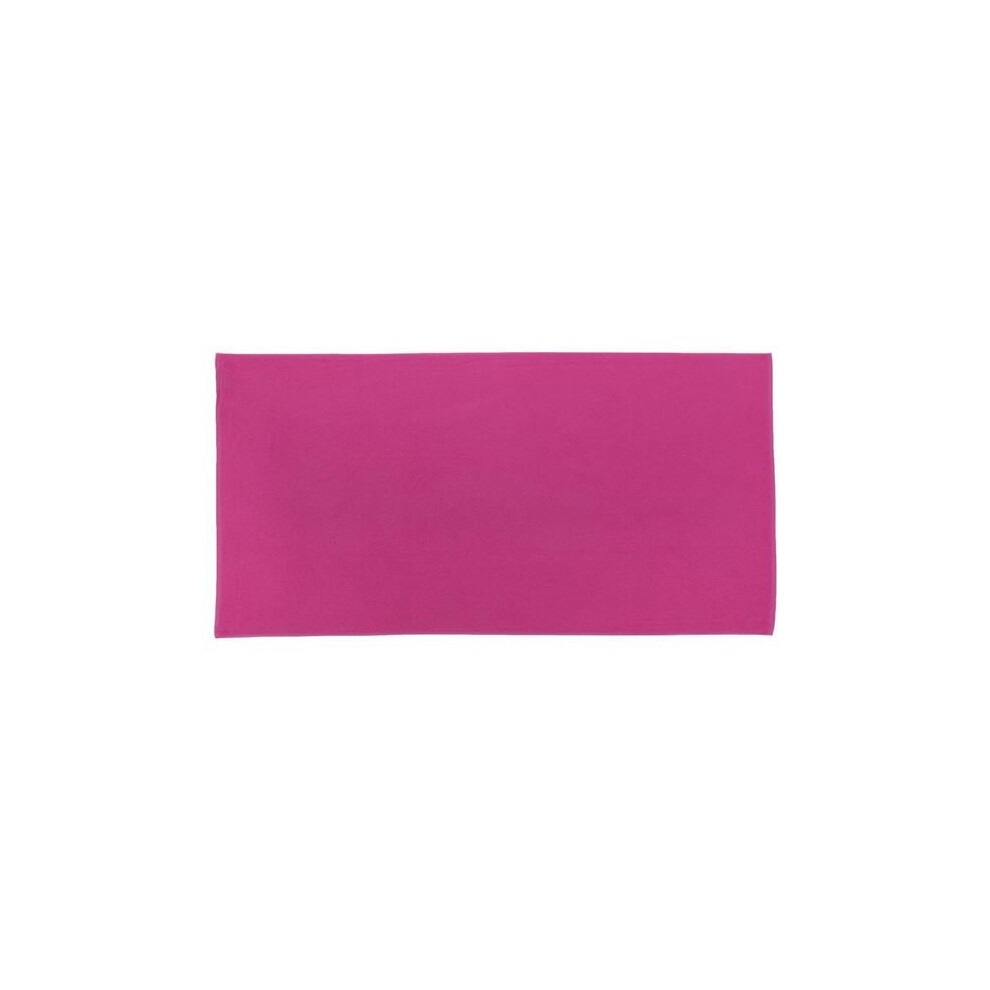 Towelsoft HOME-BL1101-HTPNK 100 Percent Cotton Loop Lightweight Terry Beach Towel - Hot Pink - 30 x 60 in.-image-OPC-PGCD8S2-NEW