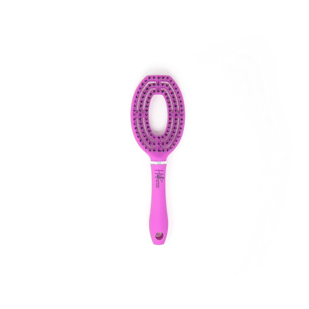 Marilyn Brush Halo Paddle Brush - Blowout, Smoothing Paddle Brush Boar/Nylon Mixed Bristles | Achieve Faster Drying Time | Great For Sensitive Scalps,