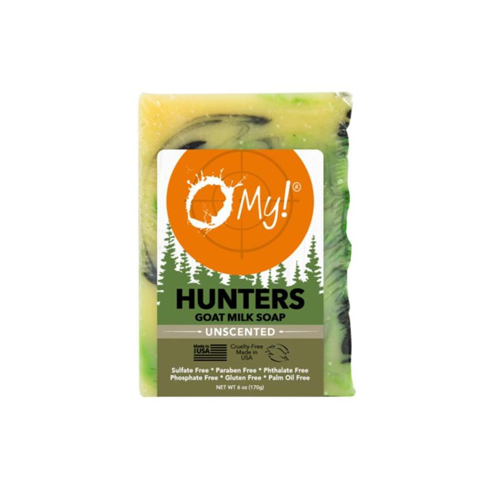 O My 708235 6 Oz Goat Milk Hunter Unscented Soap