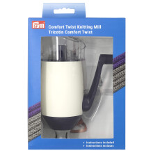 Prym Comfort Twist Felt Tubes Knitting Mill Alabaster White/Purple Small